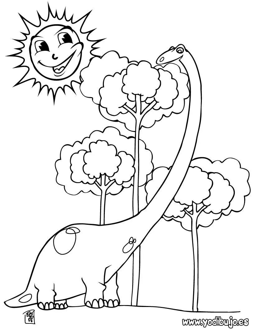Dibujos para colorear DINOSAURIOS, Diplodocus para imprimir Dibujos para colorear DINOSAURIOS, Diplodocus para imprimir