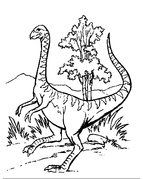 Huella dinosaurio para colorear - Imagui