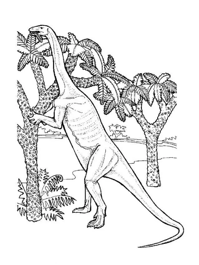 Dibujos para colorear DINOSAURIOS, Tecodontosaurio para imprimir Dibujos para colorear DINOSAURIOS, Tecodontosaurio para imprimir