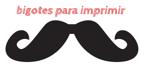 Dibujos para Colorear: Divertidos bigotes para imprimir Dibujos para Colorear: Divertidos bigotes para imprimir