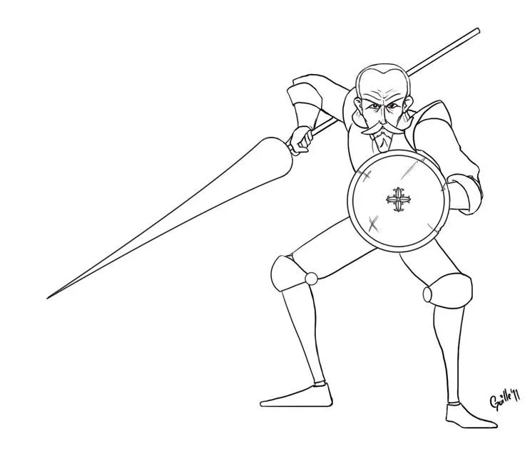 Dibujos para colorear de Don Quijote para niños | DoN QuiJoTe dE ... Dibujos para colorear de Don Quijote para niños | DoN QuiJoTe dE ...