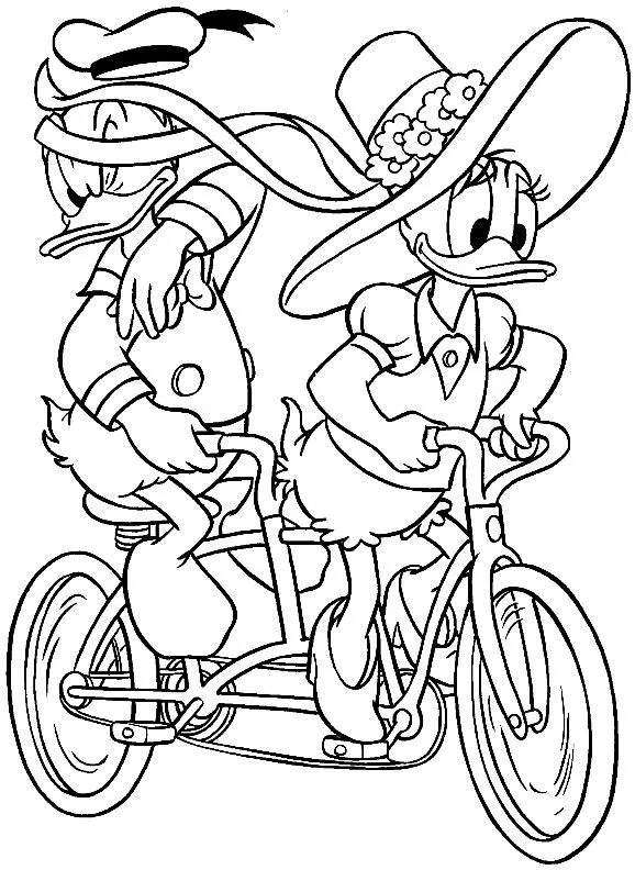 Dibujos para colorear – Donald, para niñas y niños Dibujos para colorear – Donald, para niñas y niños