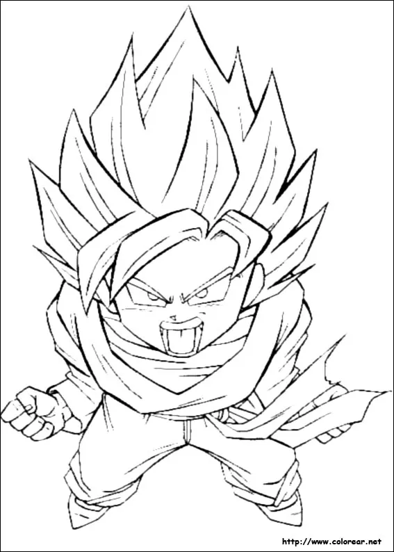 Dibujos para colorear de Dragon Ball Z