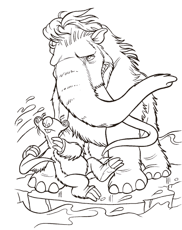 Dibujos para colorear de La edad de hielo, Ice Age, La era de ...