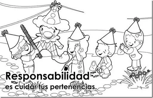 Dibujos para colorear educando en valores | pintar y jugar ... Dibujos para colorear educando en valores | pintar y jugar ...