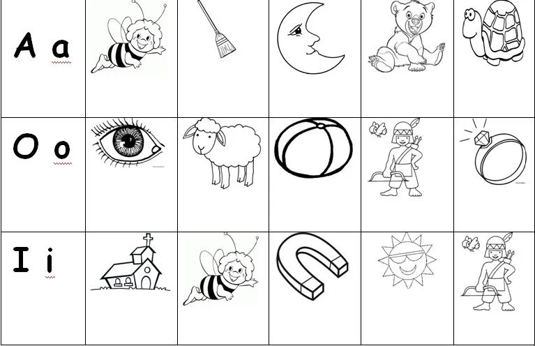 Colorea los dibujos | Palabritas palabrotas Colorea los dibujos | Palabritas palabrotas