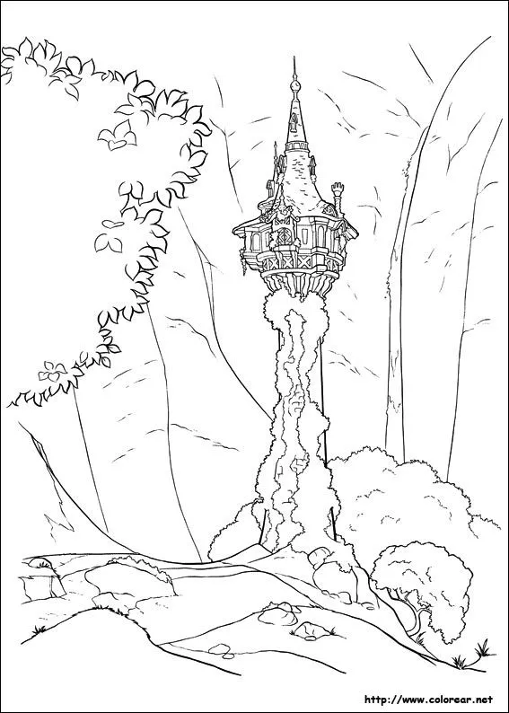 Dibujos para colorear de Enredados