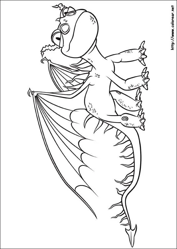 Dibujos para colorear de Cómo entrenar a tu Dragón
