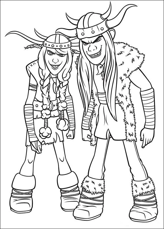 Dibujos para colorear Como entrenar a tu Dragon 5