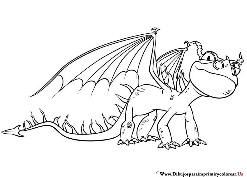 Dibujos para colorear de como entrenar a tu dragon 2 - Imagui