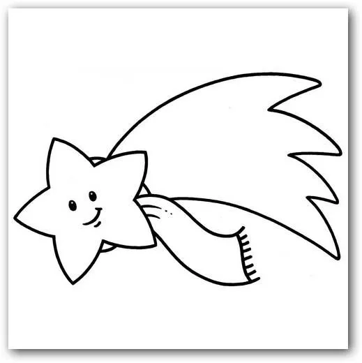 Dibujos para colorear estrella fugaz | Dibujos para Colorear Dibujos para colorear estrella fugaz | Dibujos para Colorear