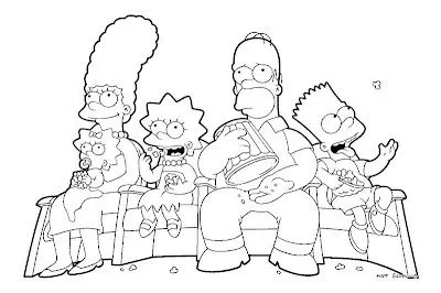 Dibujos para colorear de familia nuclear - Imagui