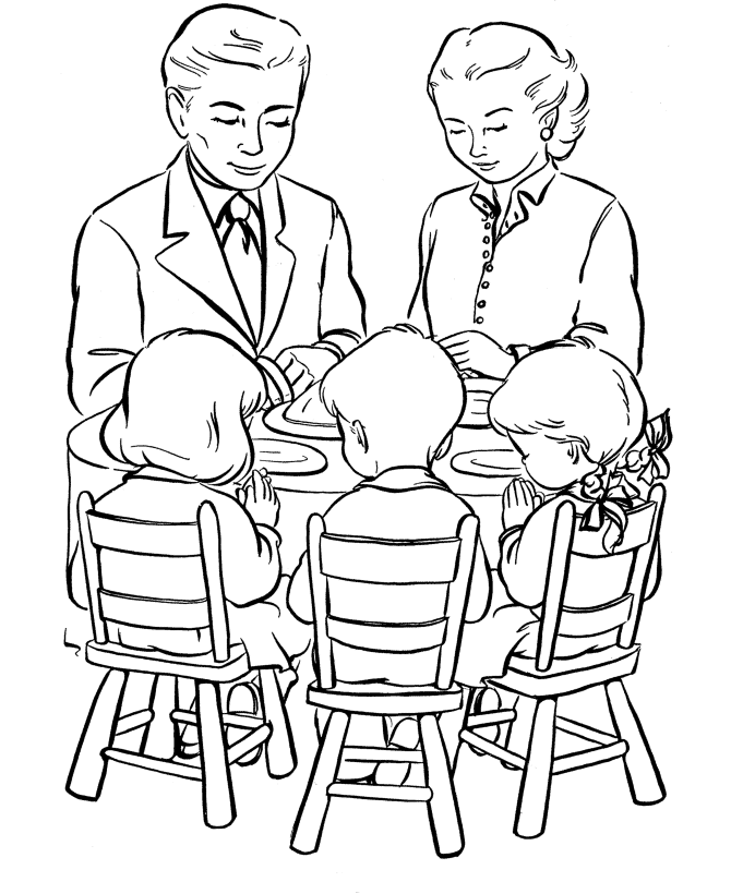 Dibujos Para Colorear De Familia Orando | Dibujos y Imágenes Gratis Dibujos Para Colorear De Familia Orando | Dibujos y Imágenes Gratis
