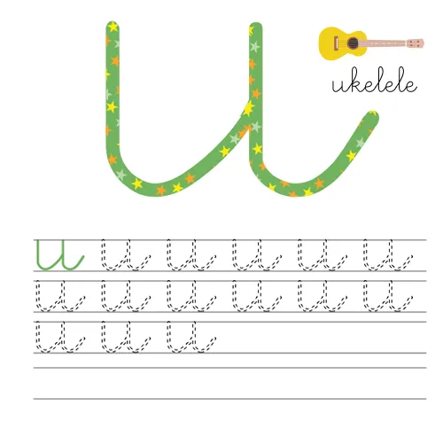 Dibujos para Colorear: Vocales minúsculas para repasar