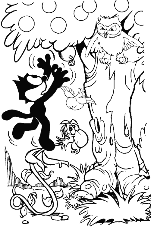 Dibujos para colorear de Félix el gato, Felix the Cat, Félix le ... Dibujos para colorear de Félix el gato, Felix the Cat, Félix le ...