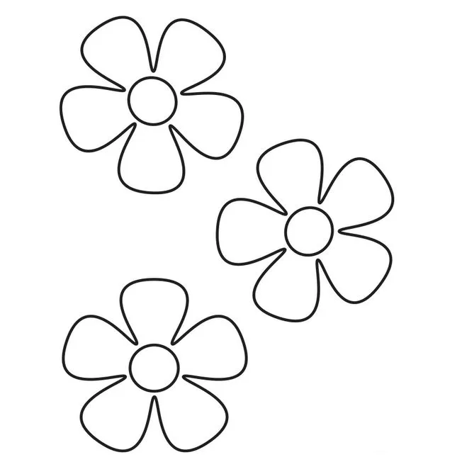 dibujos para colorear de flor de 5 petalos | Páginas para colorear de flores, Flores simples, Páginas para colorear preescolar dibujos para colorear de flor de 5 petalos | Páginas para colorear de flores, Flores simples, Páginas para colorear preescolar