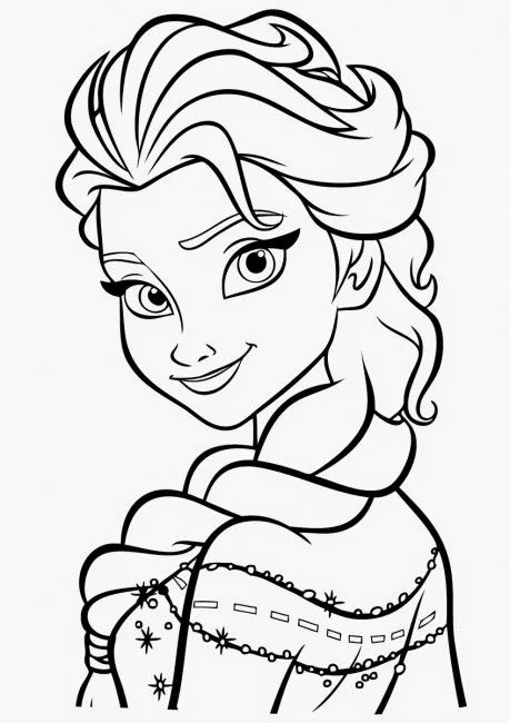 Dibujos para colorear de frozen