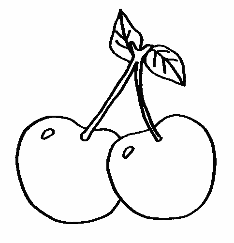 DIBUJOS PARA COLOREAR FRUTAS