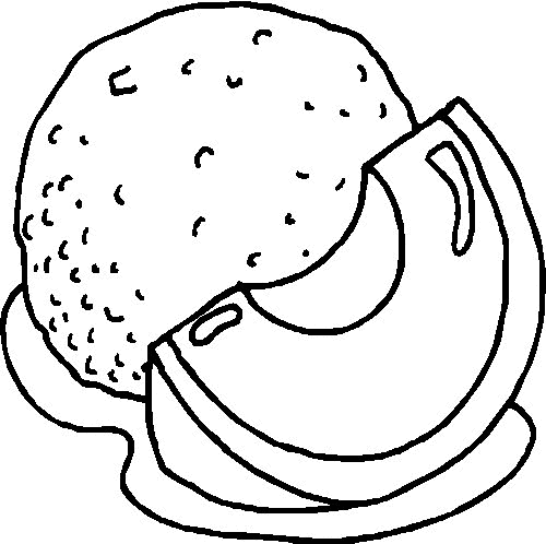 fruta de zapote Colouring Pages (page 2)