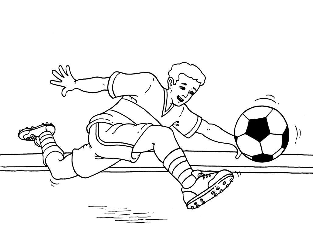 Dibujos para colorear de futbol