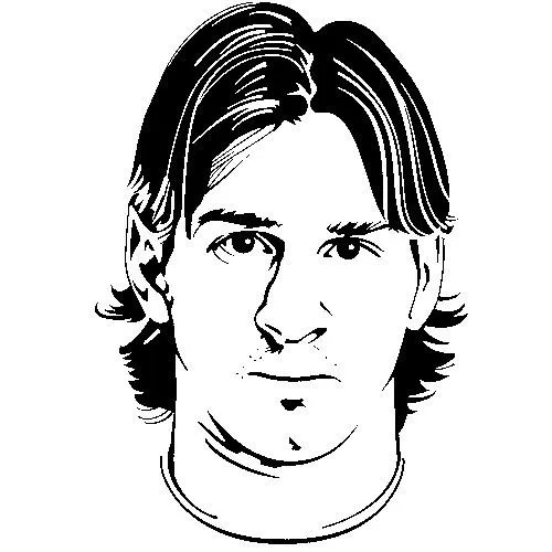 Dibujos para colorear de messi - Imagui