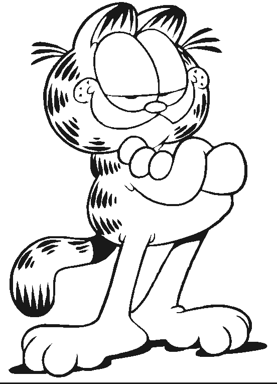 Dibujos para colorear de Garfield, Plantillas para colorear de ... Dibujos para colorear de Garfield, Plantillas para colorear de ...