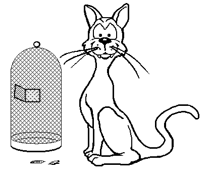 Dibujos para colorear de Gatos, Felis silvestris catus, cat, chat ... Dibujos para colorear de Gatos, Felis silvestris catus, cat, chat ...