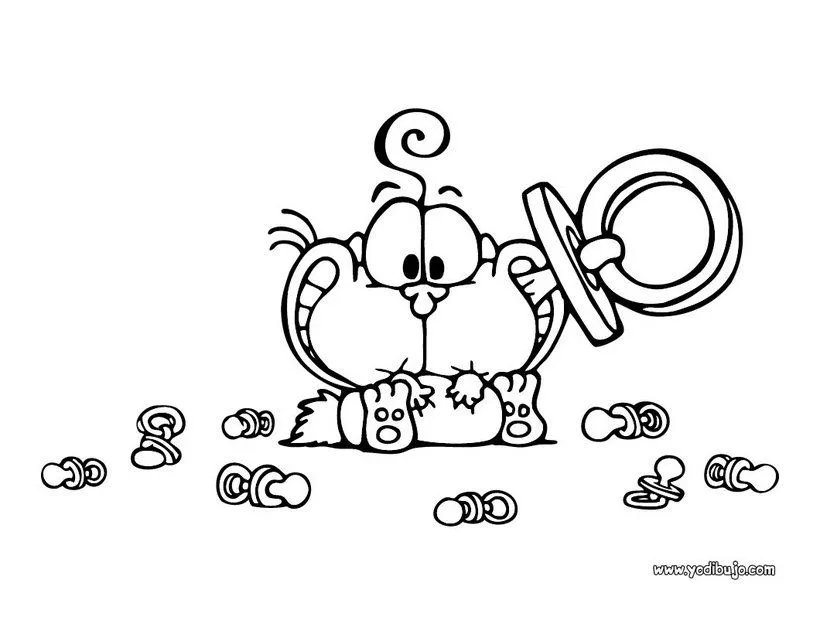 Dibujos para colorear GATURRO, GATURRIN para imprimir
