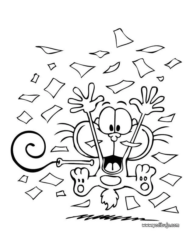 Dibujos para colorear GATURRO, GATURRO FESTEJO para imprimir Dibujos para colorear GATURRO, GATURRO FESTEJO para imprimir