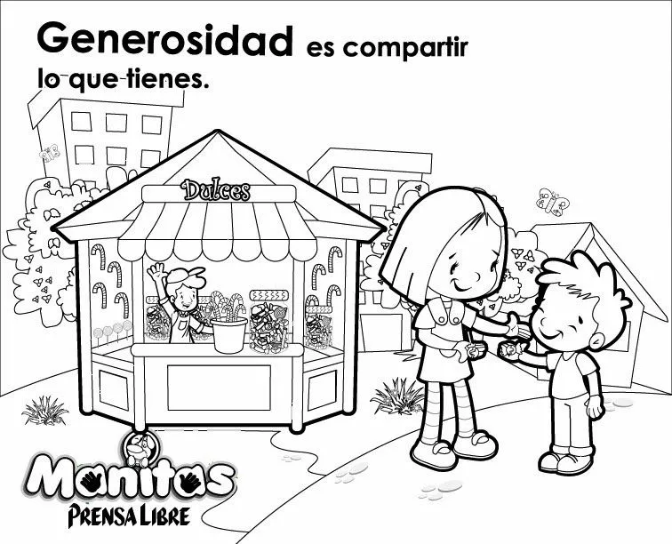 Dibujos para colorear sobre la generosidad - Imagui Dibujos para colorear sobre la generosidad - Imagui