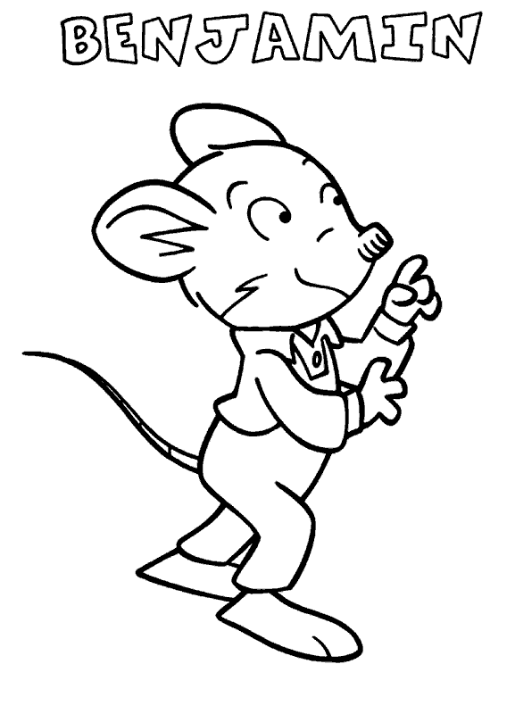 Dibujos para colorear de Geronimo Stilton