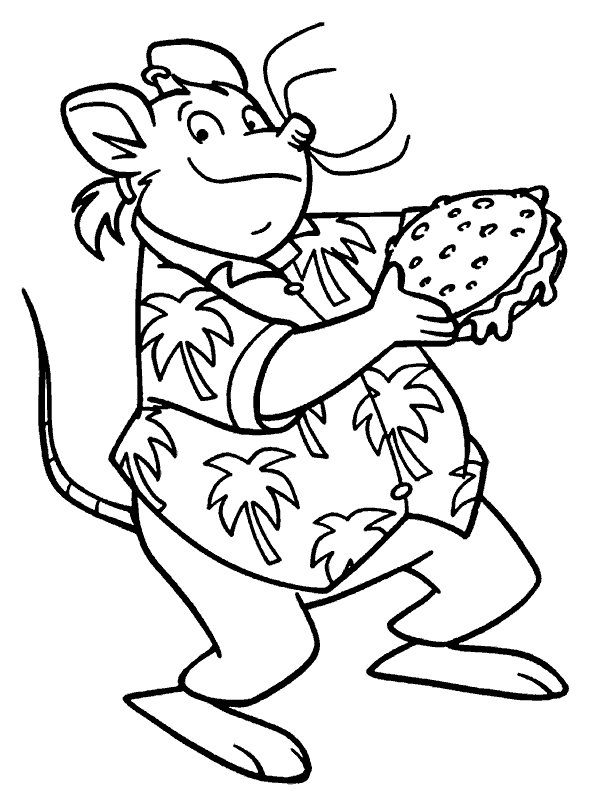 Dibujos para colorear de Geronimo Stilton, Plantillas para ... Dibujos para colorear de Geronimo Stilton, Plantillas para ...