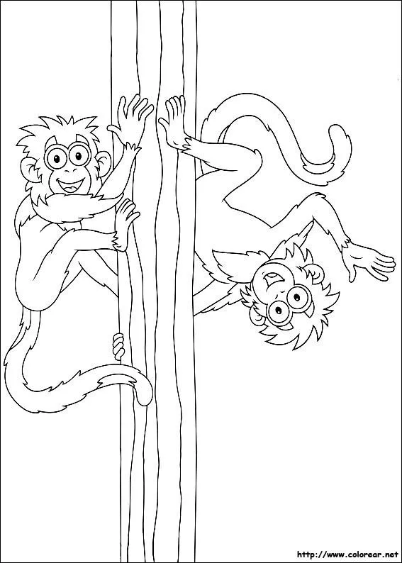 Dibujos de Go, Diego, go! para colorear en Colorear.net Dibujos de Go, Diego, go! para colorear en Colorear.net