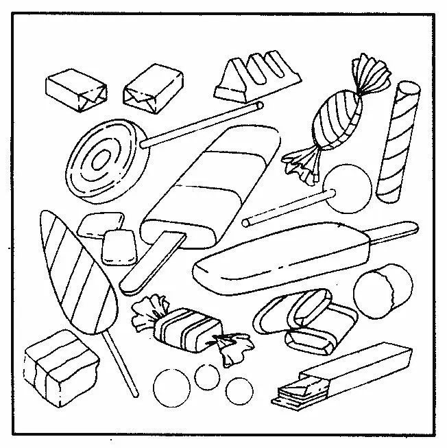 Dibujos para colorear de golosinas - Imagui Dibujos para colorear de golosinas - Imagui