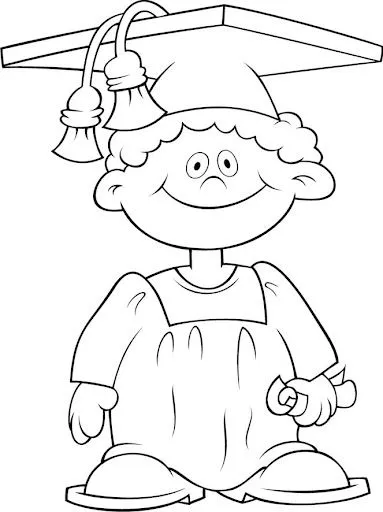 DIBUJOS PARA COLOREAR DE GRADUACION