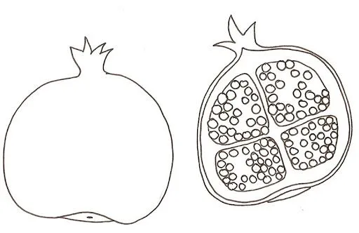 DIBUJOS PARA COLOREAR GRANADAS | Dibujos para colorear DIBUJOS PARA COLOREAR GRANADAS | Dibujos para colorear