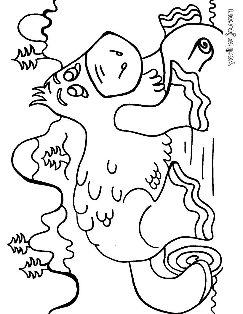 Dibujos para colorear gratis ANIMALES, ornitorrinco para imprimir