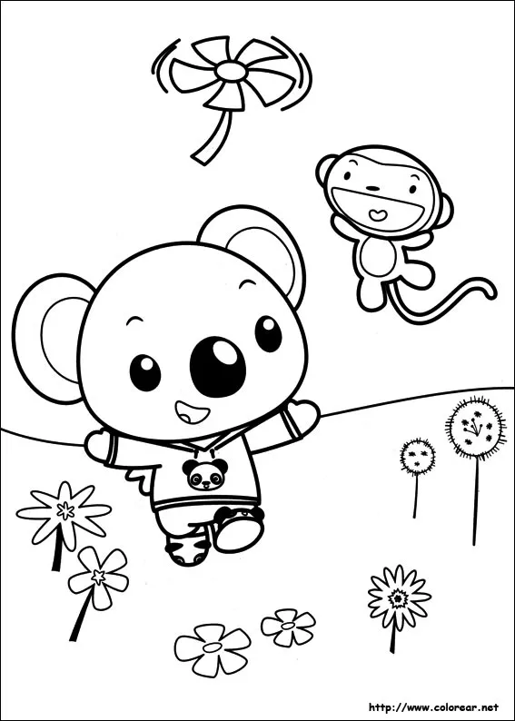 Dibujos para colorear de Ni Hao Kai-Lan