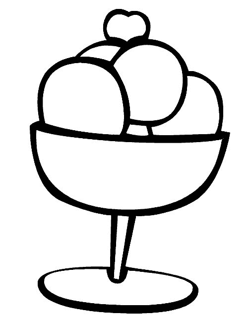 Dibujos para colorear de Helados, polos, postres, Plantillas para ... Dibujos para colorear de Helados, polos, postres, Plantillas para ...