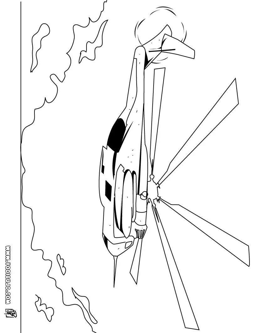 Dibujos para colorear HELICOPTEROS, un helicoptero militar para ... Dibujos para colorear HELICOPTEROS, un helicoptero militar para ...