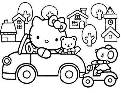 dibujos-colorear-hello-kitty- ...