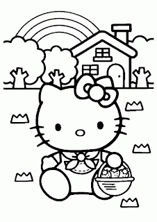 DIBUJOS PARA COLOREAR: Hello Kitty