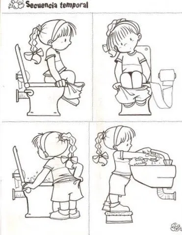 La higiene personal para colorear - Imagui