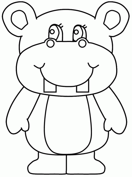 Dibujos Para Colorear Hipopotamo images