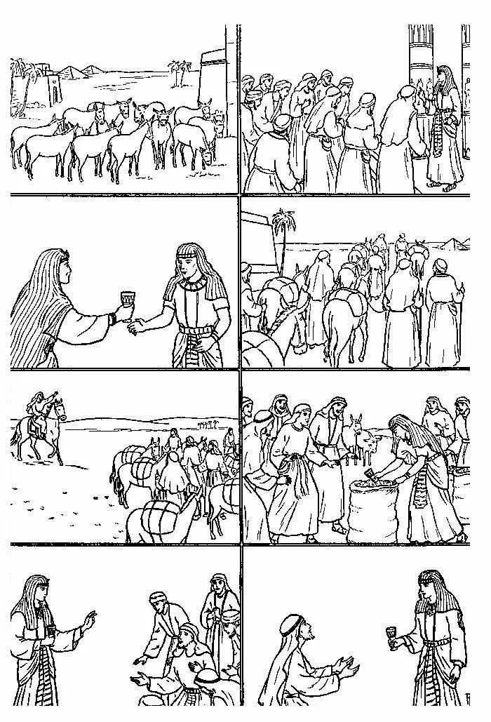 Dibujos Para Colorear De La Historia de Jose | Imagenes Cristianas ...