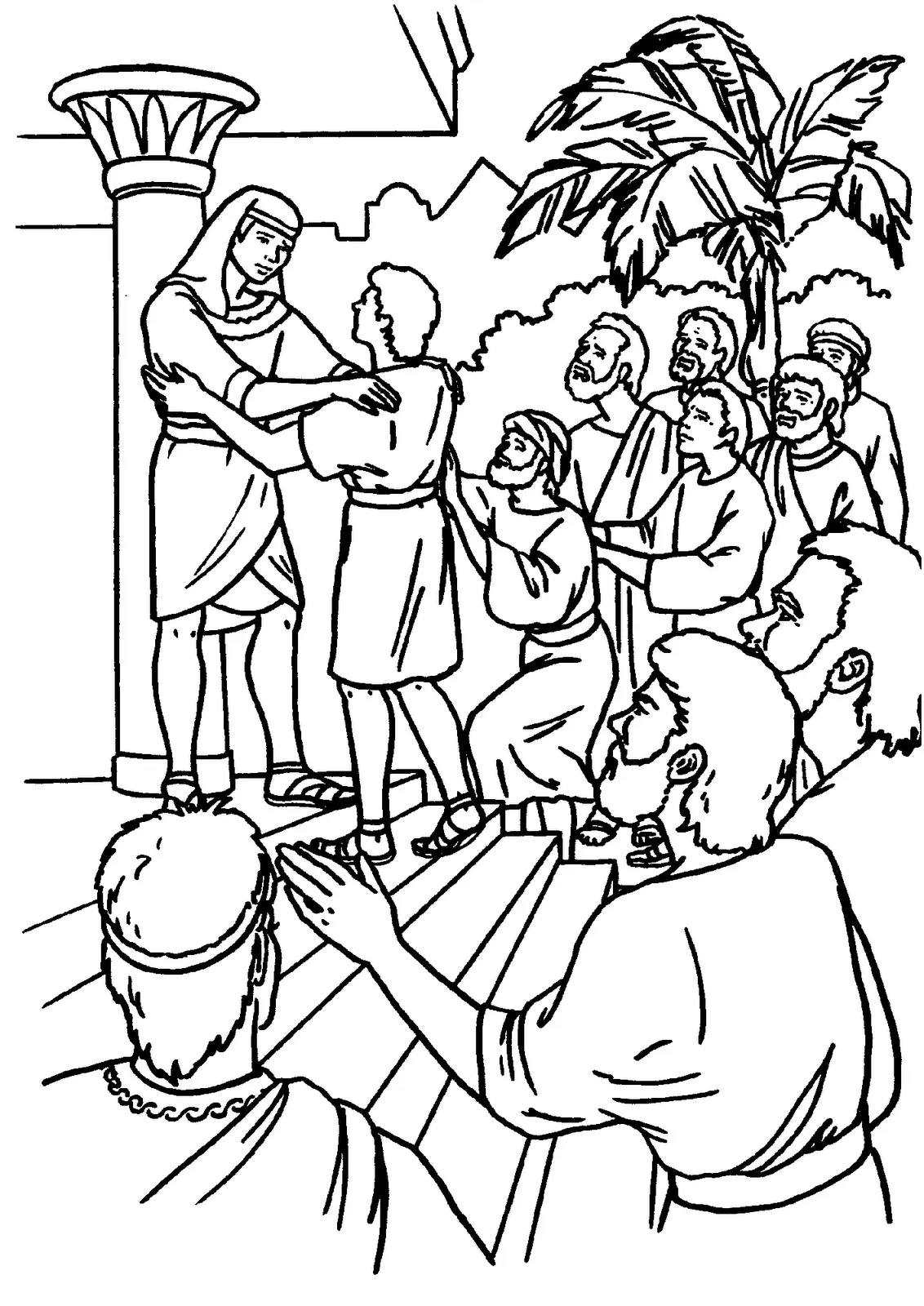 Dibujos Para Colorear De La Historia de Jose | Imagenes Cristianas ... Dibujos Para Colorear De La Historia de Jose | Imagenes Cristianas ...
