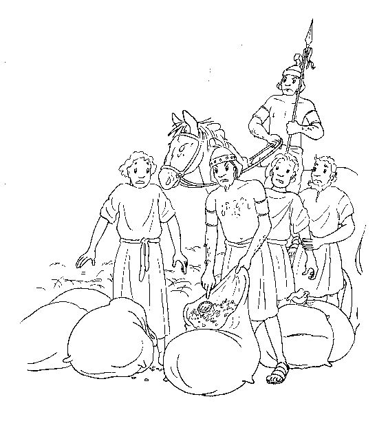 Dibujos para colorear de Historias de la Biblia, Plantillas para ...