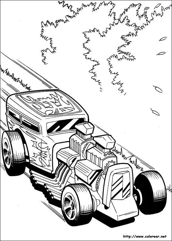 Dibujos para colorear de Hot Wheels