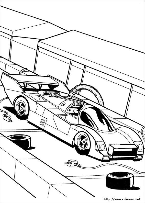 Dibujos de Hot Wheels para colorear en Colorear.