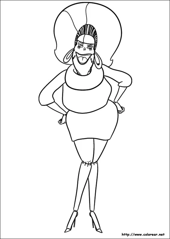 Dibujos para colorear de Hotel Transilvania